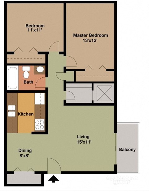 the floor plan plans with bedrooms and baths